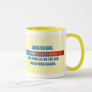 Caneca da carga do calibre da dor