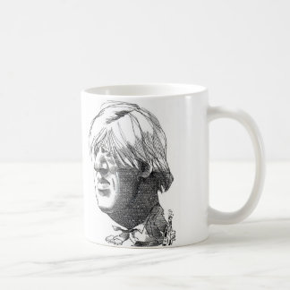 Caneca da caricatura de Boris Johnson