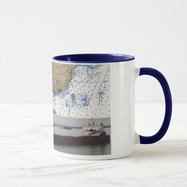 Caneca da carta da vila do rodeio de B. Speer (Direita)