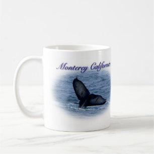 Caneca da cauda da baleia de Monterey Califórnia