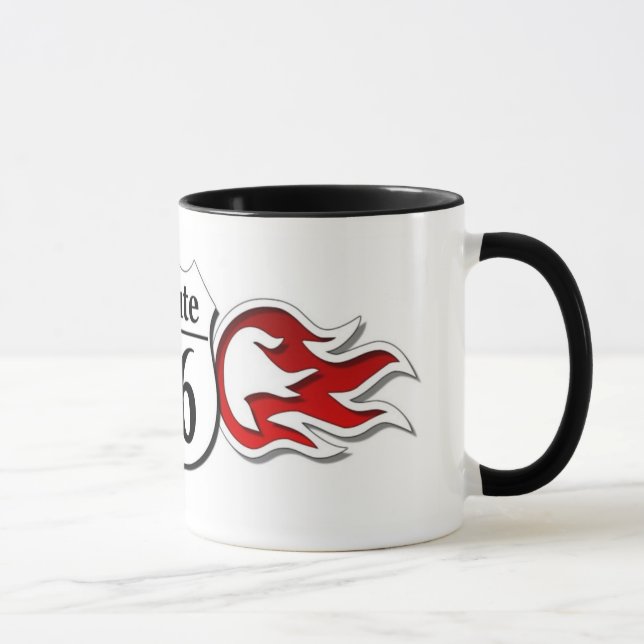 Caneca da chama da rota 66 (Direita)