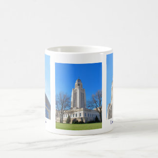 Caneca da colagem a capital de estado de Nebraska