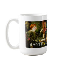 Caneca da colagem das mulheres de Rossetti