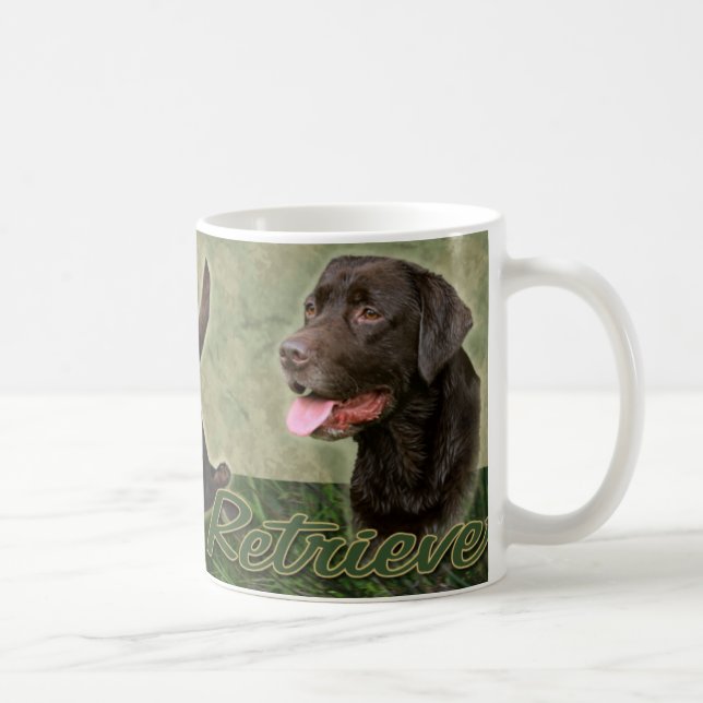 Caneca da colagem de labrador retriever do (Direita)
