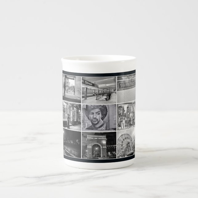 Caneca da colagem de New York (Frente)