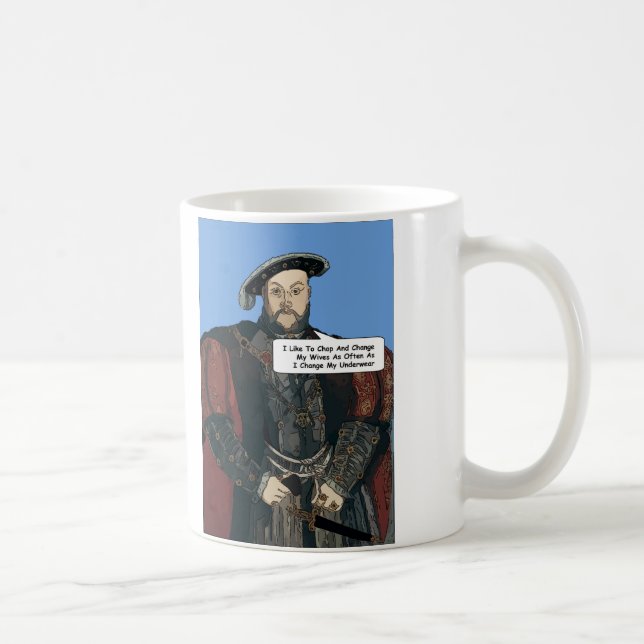 Caneca da comédia do rei Henry VIII (Direita)