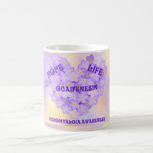 Caneca da consciência da fibromialgia (Centro)