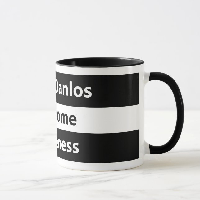 Caneca da consciência da síndrome de Ehlers-Danlos (Direita)
