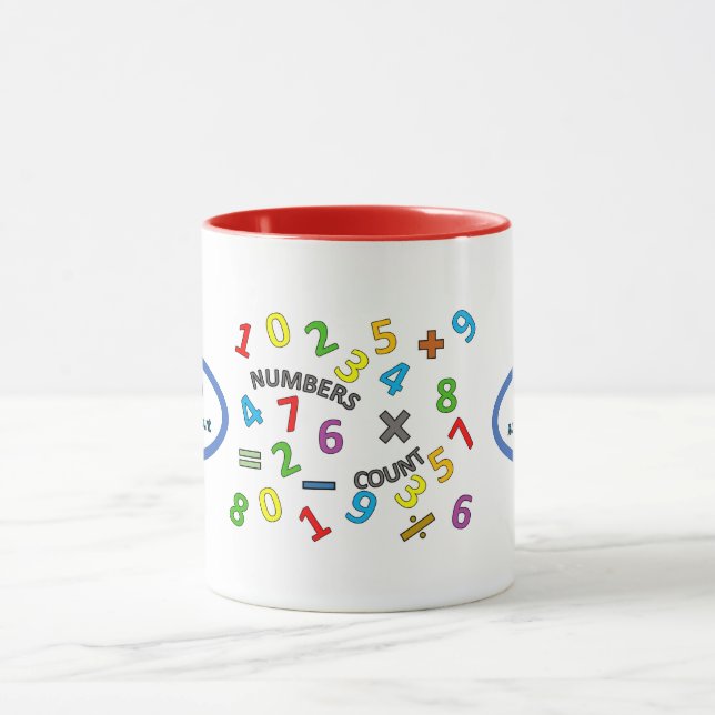 Caneca da contagem dos números (Centro)