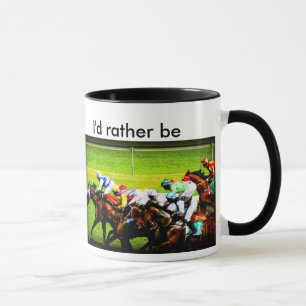 caneca da corrida de cavalos