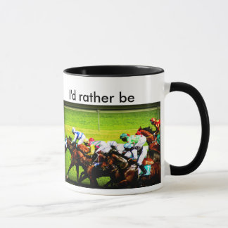 caneca da corrida de cavalos