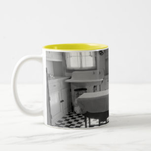 Caneca da cozinha da fazenda da Depressão-Era