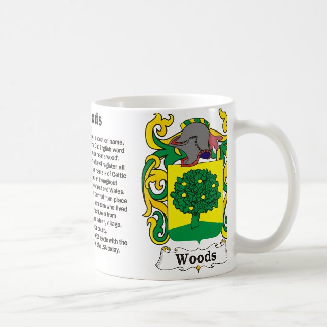 Caneca da crista da família das madeiras (Direita)