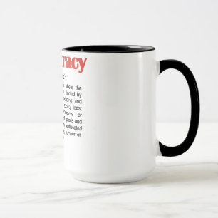 Caneca da definição de Ineptocracy