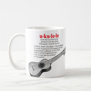 Caneca da definição do Ukulele