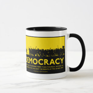 Caneca da democracia
