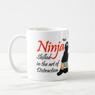 Caneca da distracção de Ninja