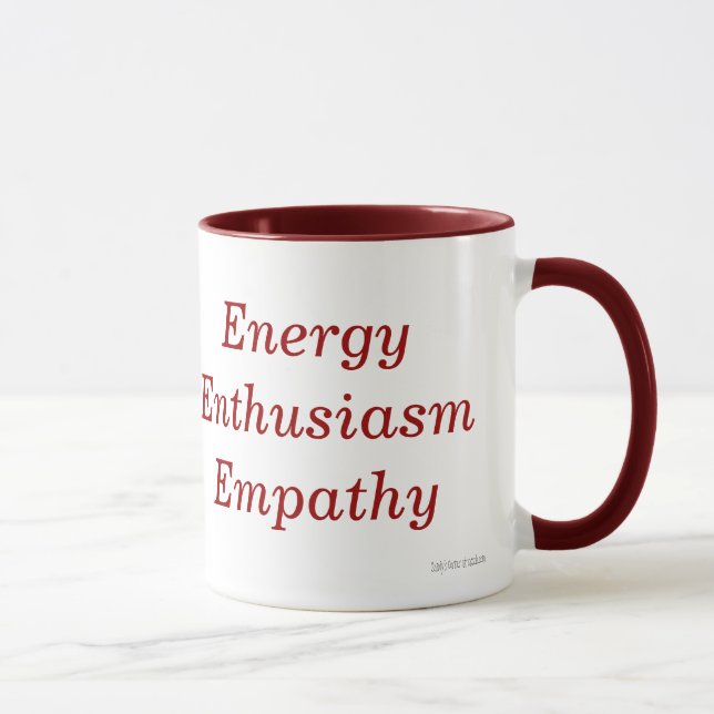 Caneca da empatia do entusiasmo da energia (Direita)
