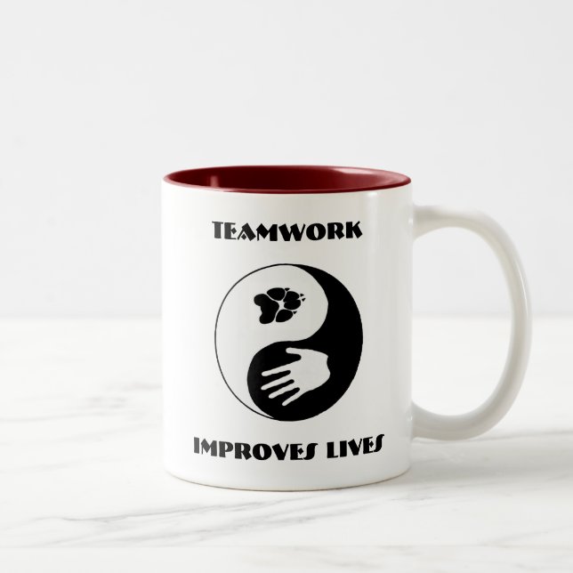 Caneca da equipa de salvamento da busca uma (Direita)