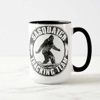 Caneca da equipe de seguimento de Sasquatch