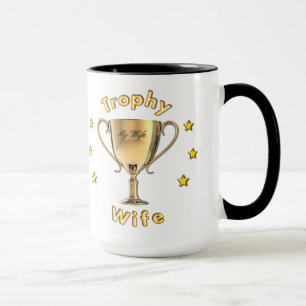 Caneca da esposa do troféu
