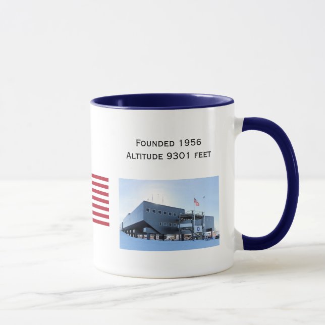 Caneca da estação de Amundsen-Scott pólo sul (Direita)
