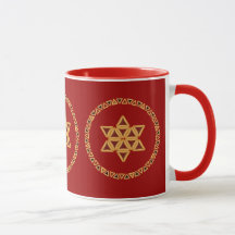 Caneca da estrela de David de Hamentashen