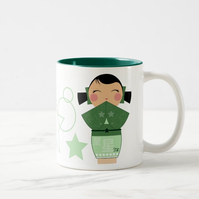 Caneca da estrela de Kokeshi (Direita)