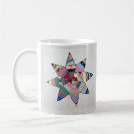 Caneca da estrela dos retalhos