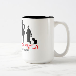 Caneca da família do zombi