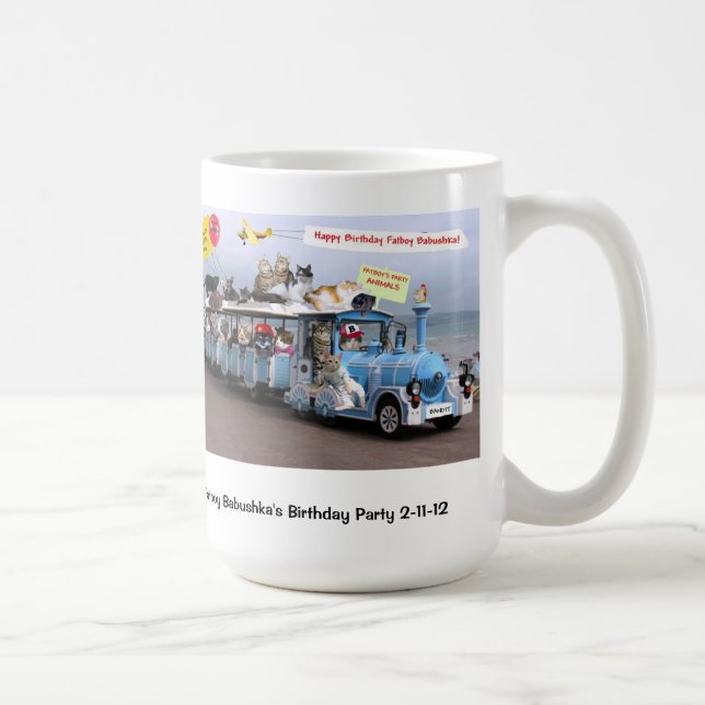 Caneca da festa de aniversário de Fatboy (Direita)