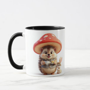 Caneca da Festa de Chá doouriço e Coelho do Bosque