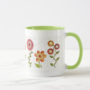 Caneca da flor da moeda de um centavo
