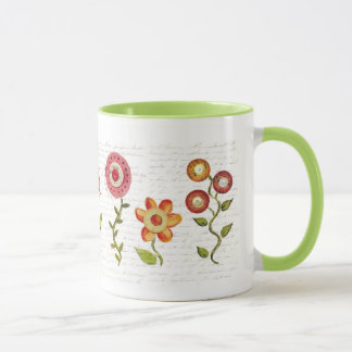 Caneca da flor da moeda de um centavo
