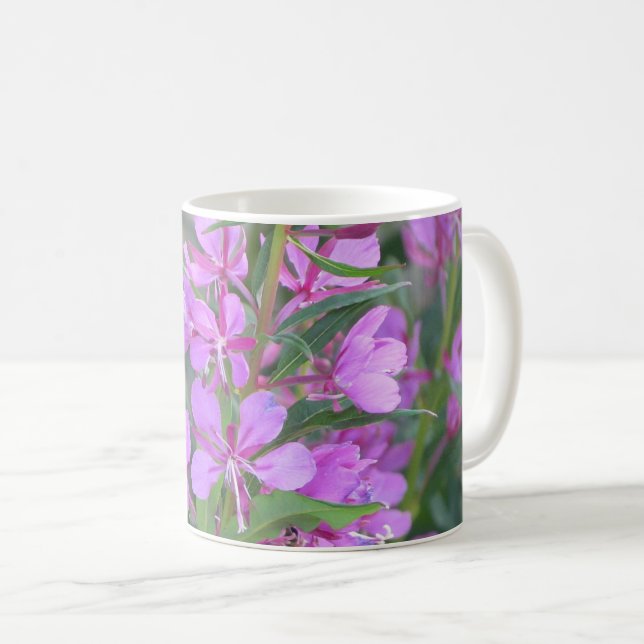 Caneca da flor do Fireweed (Frente Esquerda)