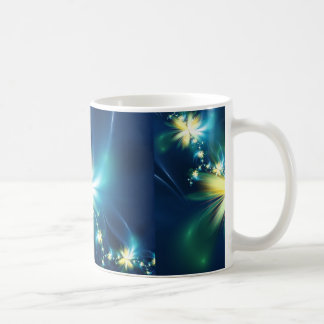 Caneca da flor do Fractal do divertimento
