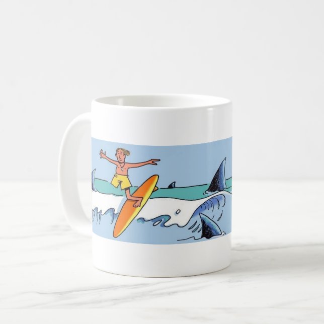 caneca da Flórida surf (Frente Esquerda)
