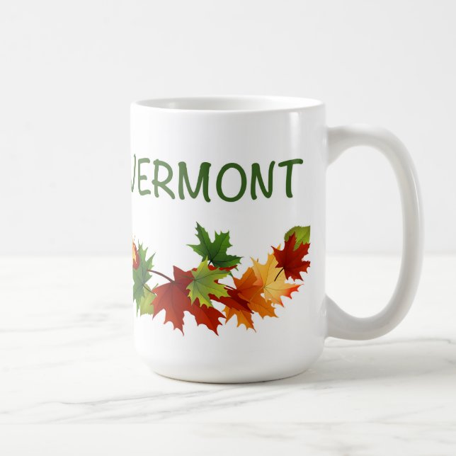 Caneca da folha de Vermont (Direita)