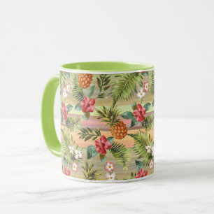 Caneca Da fruta tropical do abacaxi do divertimento teste