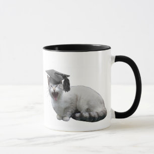 Caneca da graduação do gato