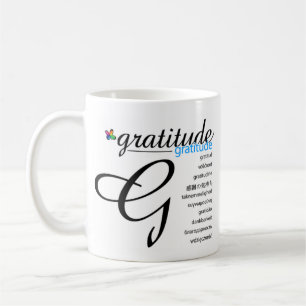 Caneca da gratitude de PositivEnergy