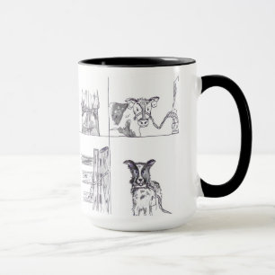 Caneca da guita de prensa do fazendeiro