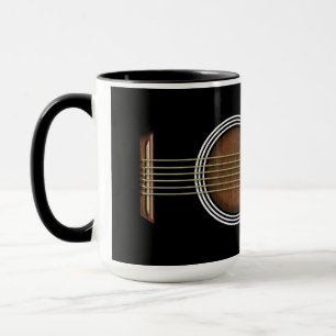 Caneca da guitarra acústica - Mongram