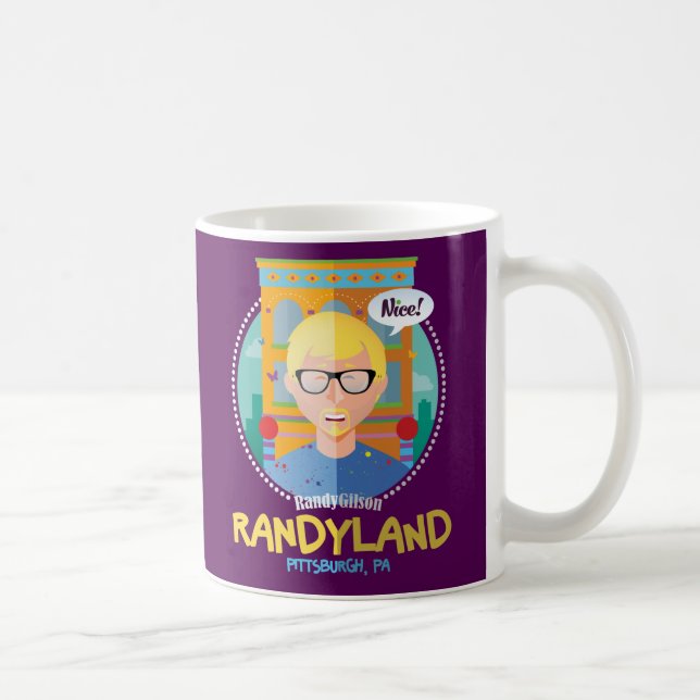 Caneca da ilustração de Randy Gilson (Direita)