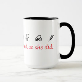 Caneca da inspiração da enfermeira - branco