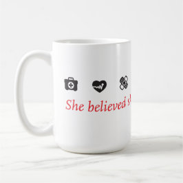 Caneca da inspiração da enfermeira - branco