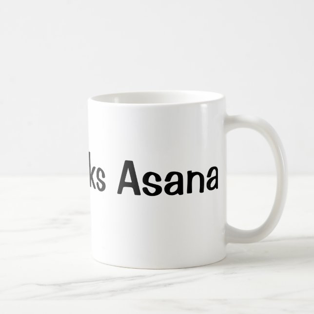 Caneca da ioga do divertimento (Direita)