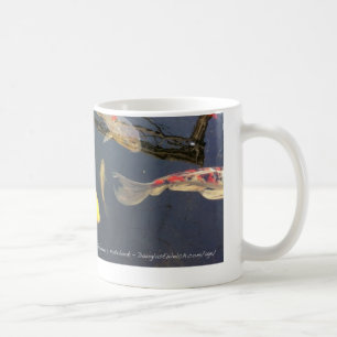 Caneca da lagoa de Koi do caderno de um jardineiro