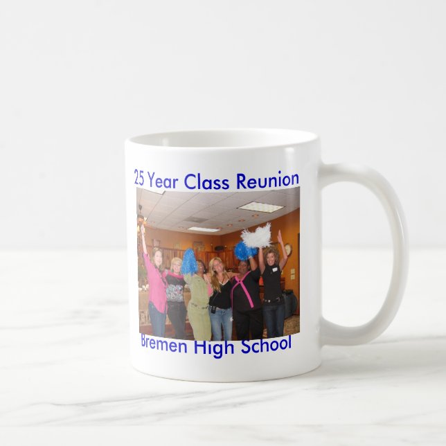 Caneca da lembrança da reunião de classe - (Direita)
