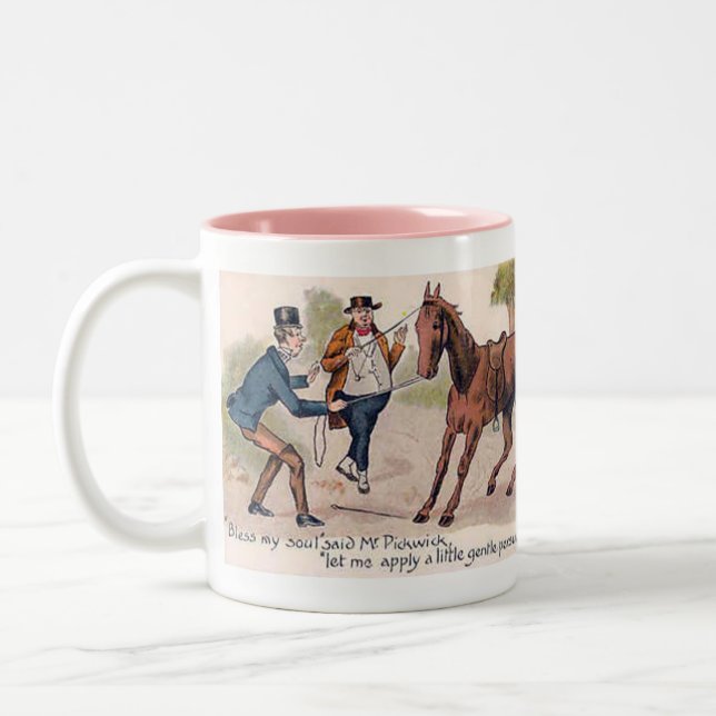 Caneca da lembrança de Charles Dickens (Esquerda)